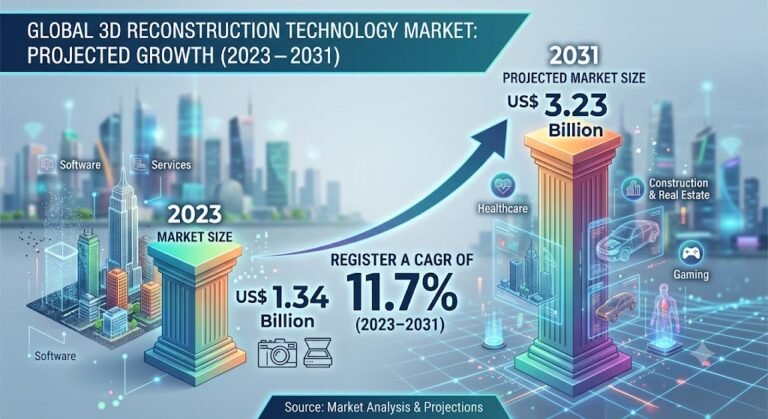 3D Reconstruction Technology Market To Reach US$ 3.23 billion by 2031