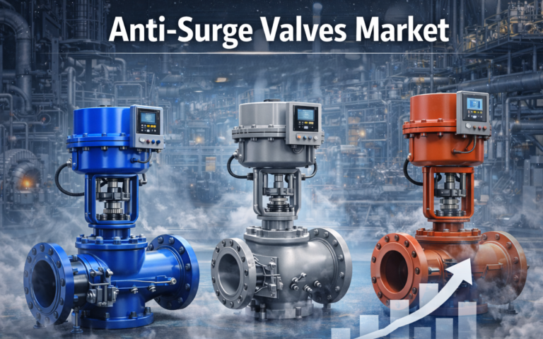 Anti-Surge Valves Market Projected to Reach US$ 2.77 Billion by 2034, Growing at a 5.23% CAGR