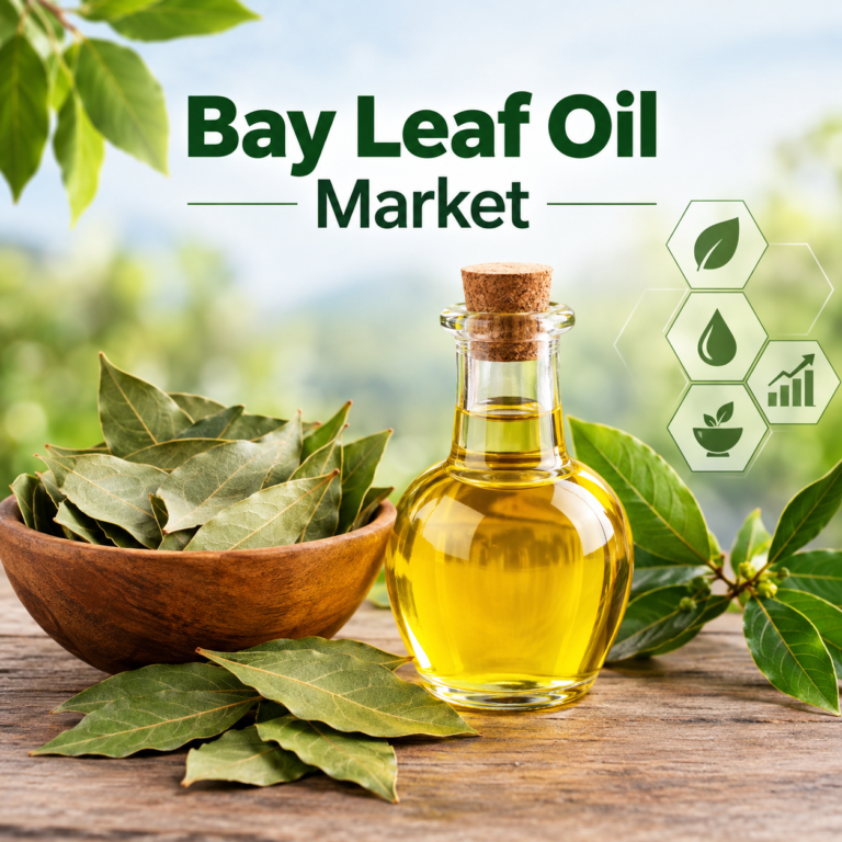 Bay Leaf Oil Market to Reach US$ 1,318.01 Million by 2034, Growing at a CAGR of 4.49%