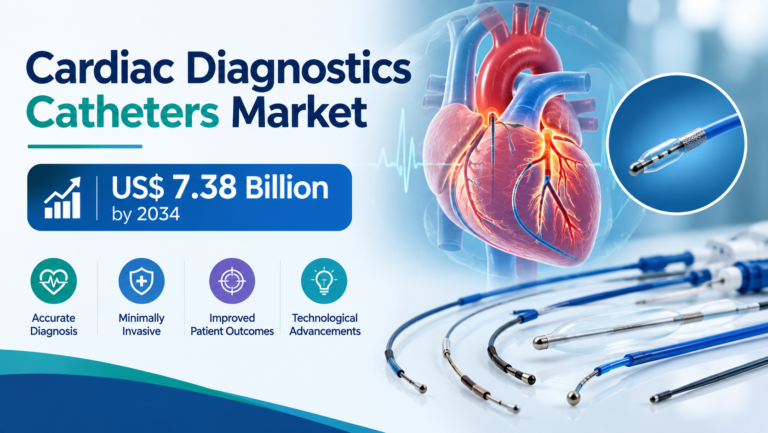 Cardiac Diagnostics Catheters Market Growth Accelerates at 10.15% CAGR Through 2034