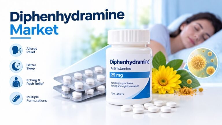 Diphenhydramine Market will Reach US$ 1.22 Billion in 2034
