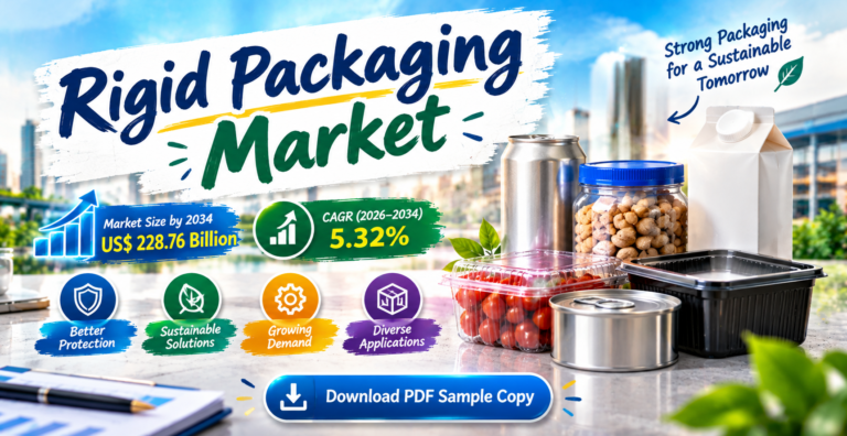 Rigid Packaging Market to Reach US$ 1,048.4 Billion by 2034: Key Market Drivers, Trends, and Opportunities