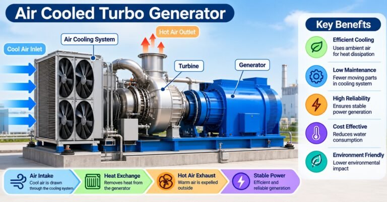 Air Cooled Turbo Generator Market by Reach US$ 6.63 Billion by 2034