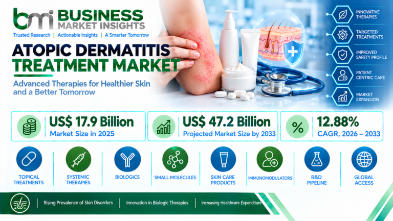 Atopic Dermatitis Treatment Market Growth Driven by Advanced Biologic Therapies