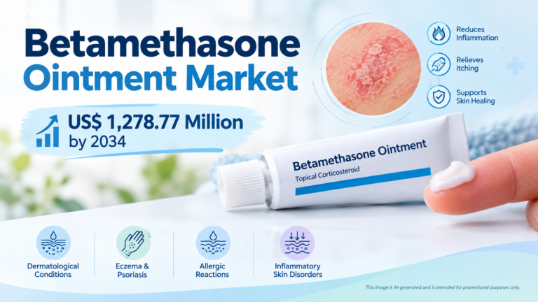 Betamethasone Ointment Market Outlook 2034: Key Opportunities in Dermatology and Skin Care