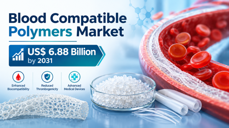 Blood Compatible Polymers Market to Reach US$ 6.88 Billion by 2031, Growing at 10.1% CAGR