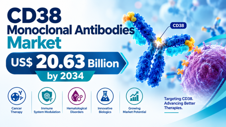 CD38 Monoclonal Antibodies Market to Reach US$ 20.63 Billion by 2034