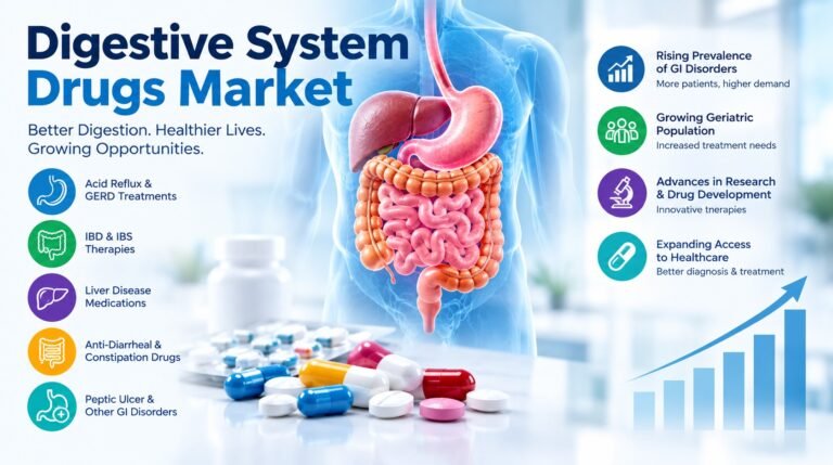 Digestive System Drugs Market worth US$ 88.78 billion by 2034