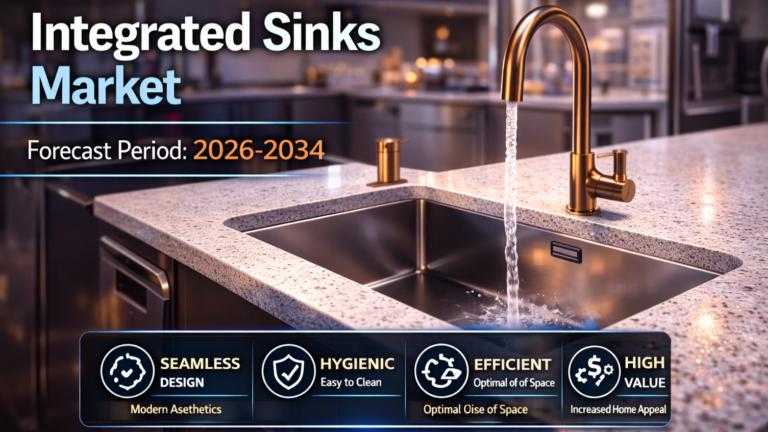 Integrated Sinks Market Set to Reach US$ 4.1 Billion by 2034, Registering a 4.91% CAGR