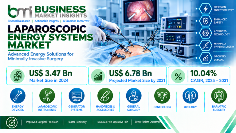 Laparoscopic Energy Systems Market Size to Reach US$ 6.78 Billion by 2031, Driven by Rising Demand for Minimally Invasive Surgery