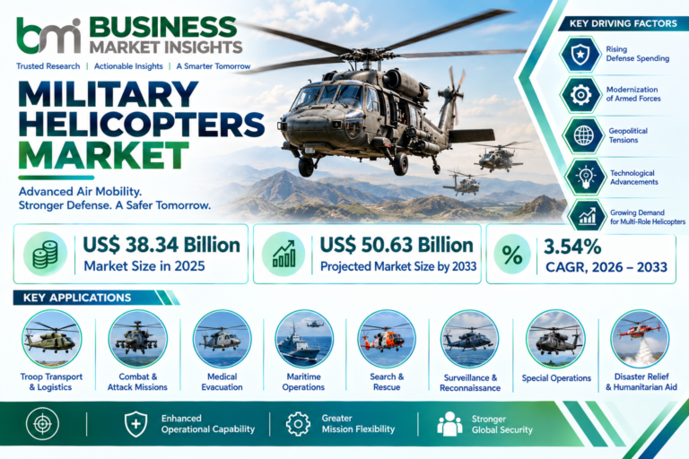 Military Helicopters Market Expands with Defense Modernization and Multi-Role Rotorcraft Demand