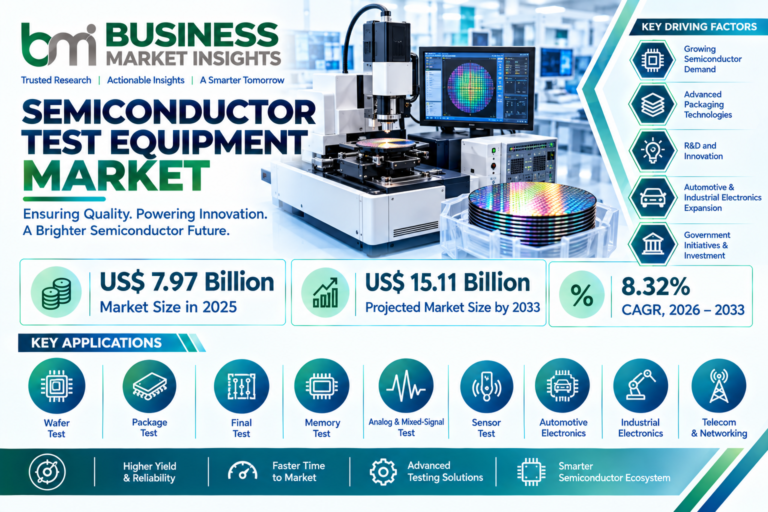 Semiconductor Test Equipment Market Expands with Advanced Chip Testing and Semiconductor Manufacturing
