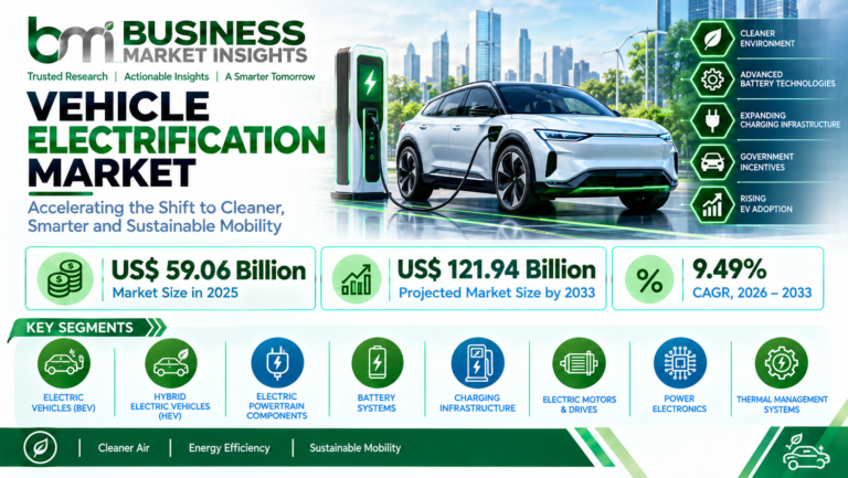 Vehicle Electrification Market Growth Driven by Advanced Automotive Technologies